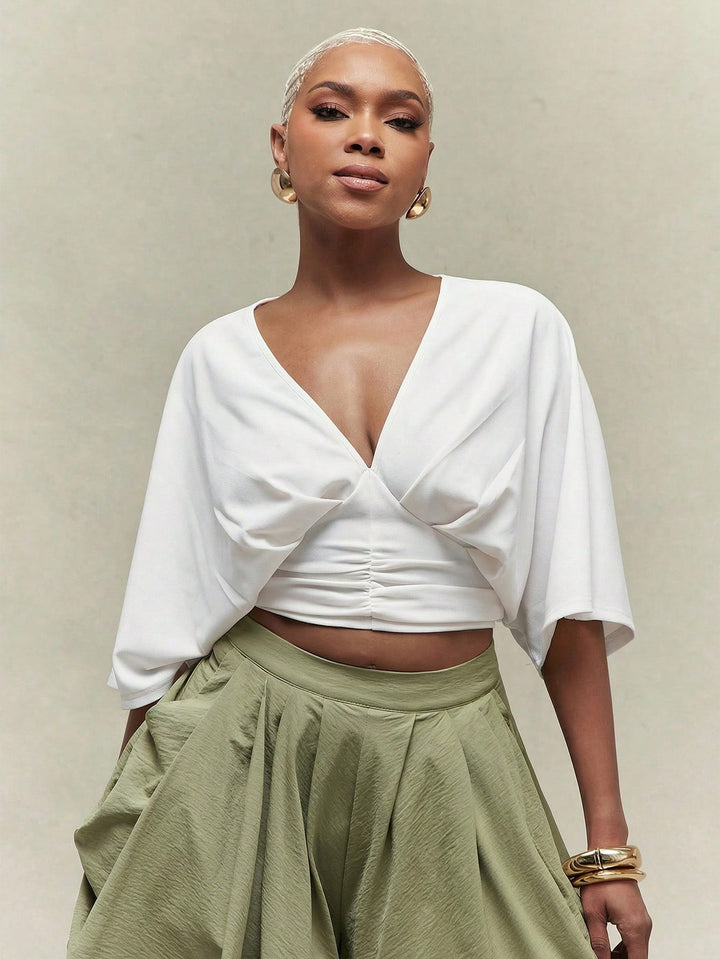 Top SHEIN, alb
