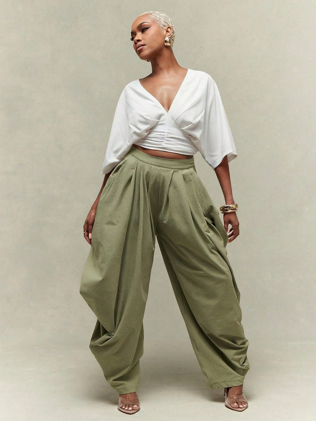 Top SHEIN, alb