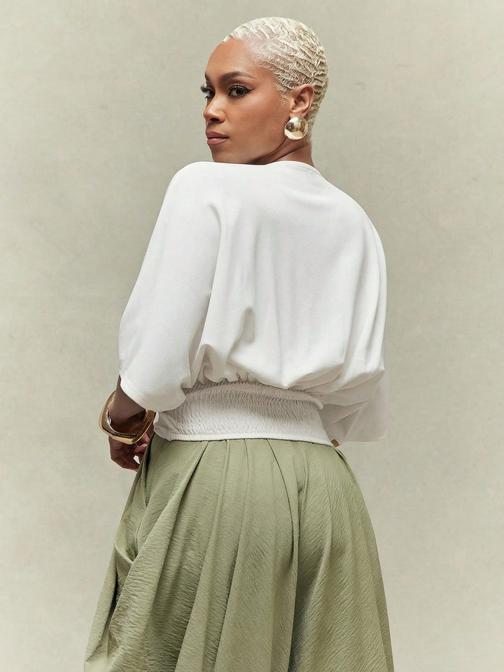 Top SHEIN, alb