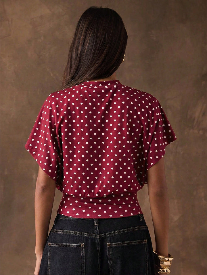 Tricou SHEIN, vișiniu