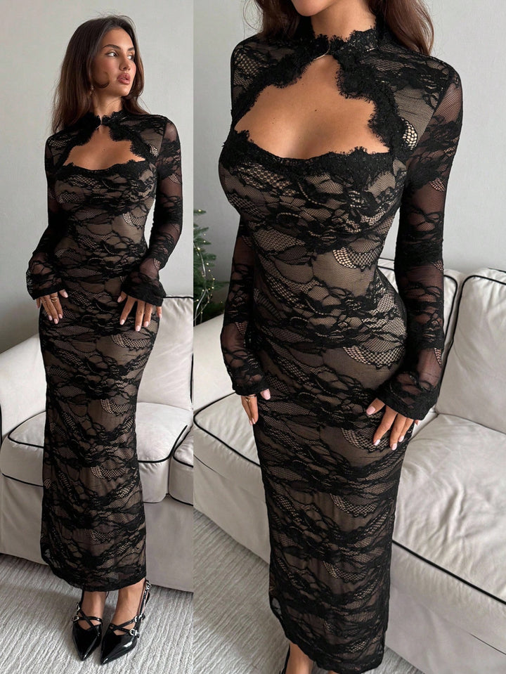 Rochie maxi SHEIN, negru