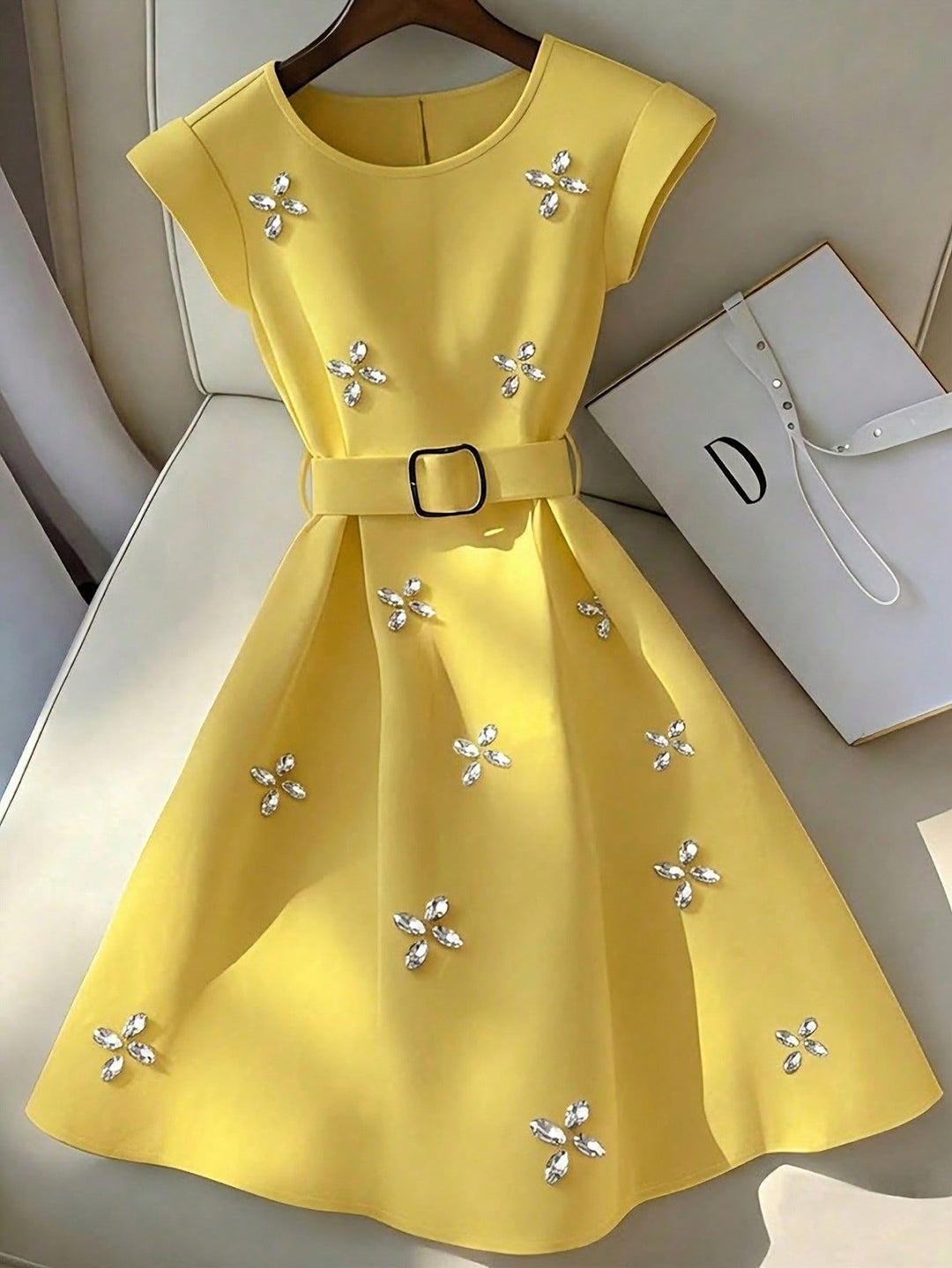 Rochie maxi SHEIN, galben