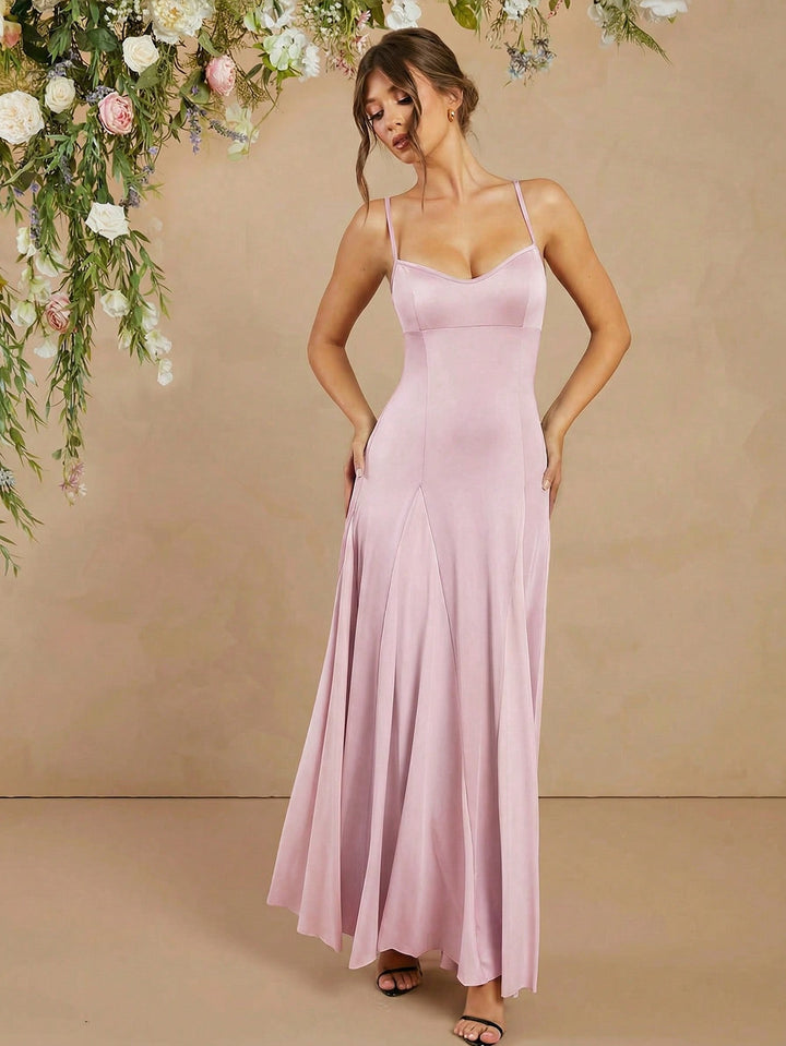 Rochie maxi SHEIN, roz