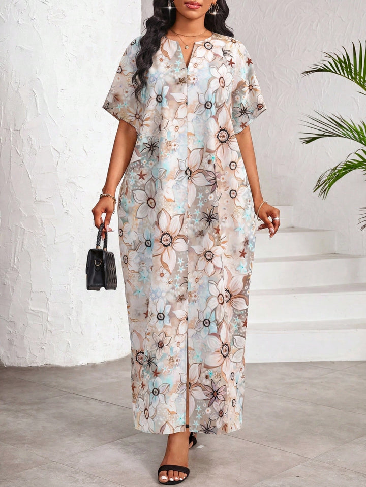 Rochie maxi SHEIN, mix culori