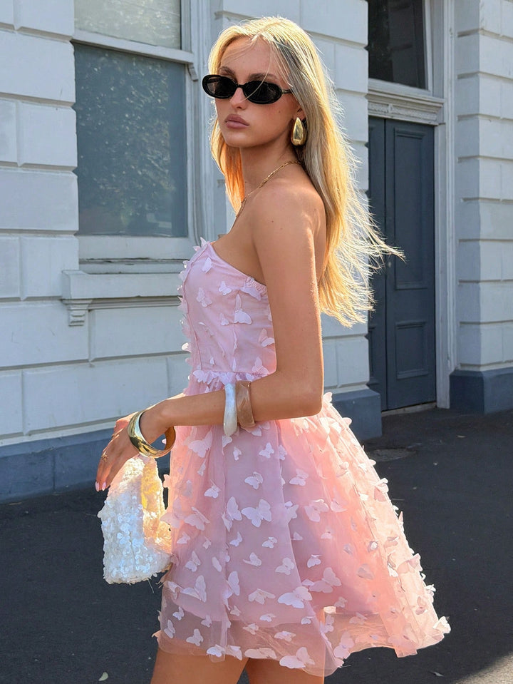 Rochie mini SHEIN, roz