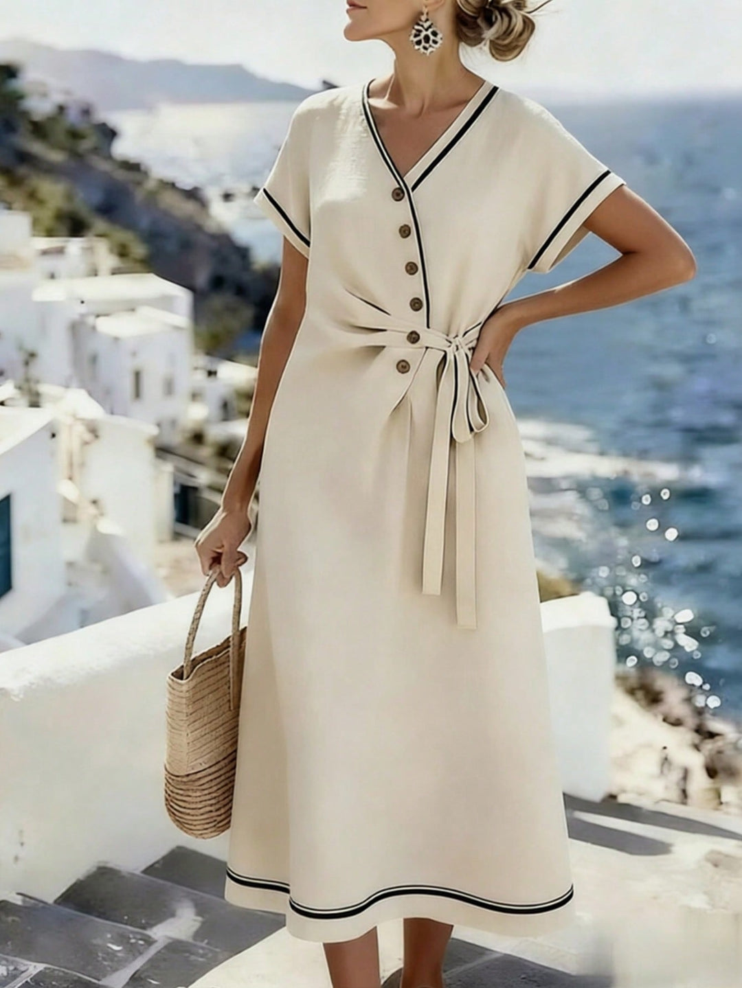 Rochie maxi SHEIN, bej