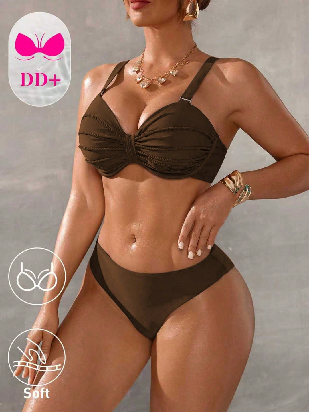 Set bikini SHEIN, maro