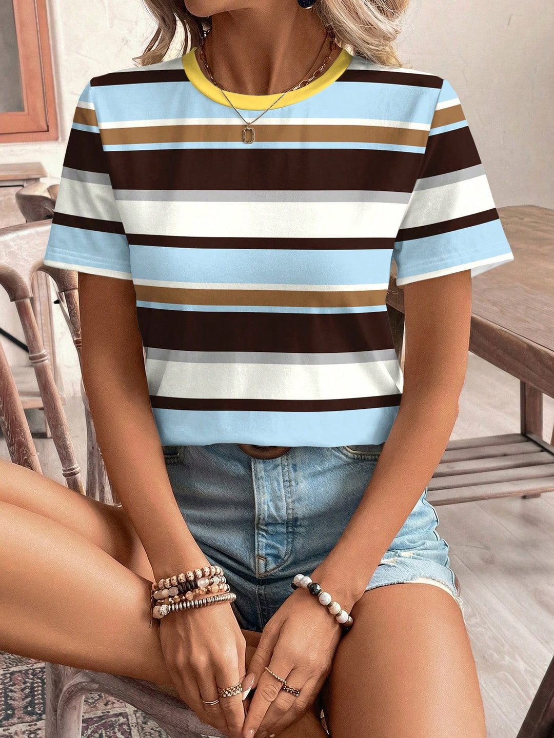 Tricou SHEIN, mix culori