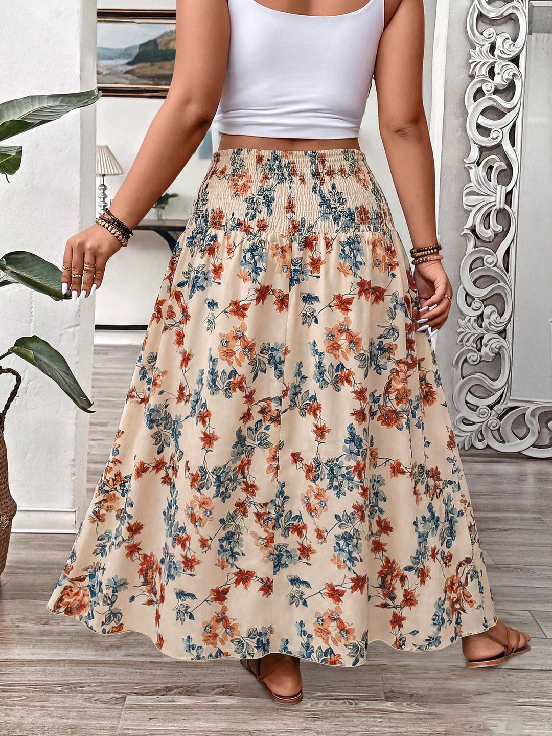 Fustă maxi SHEIN, mix culori
