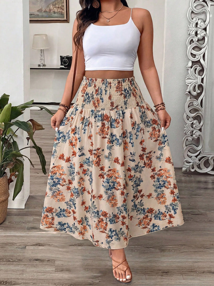 Fustă maxi SHEIN, mix culori