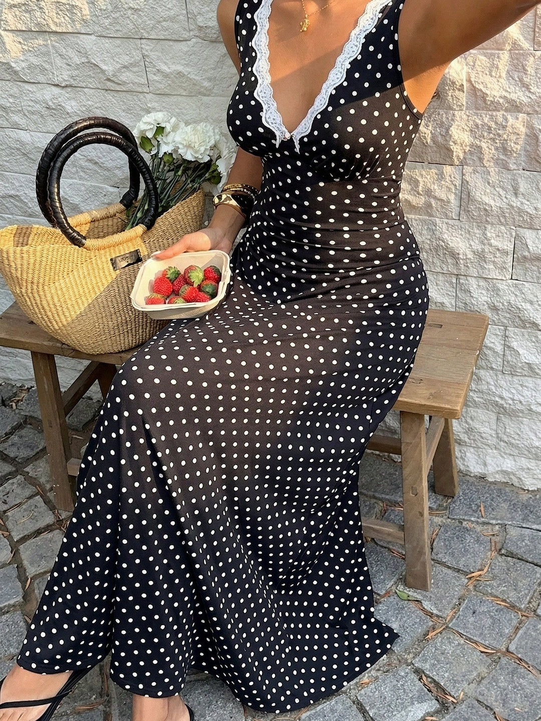 Rochie maxi SHEIN, negru