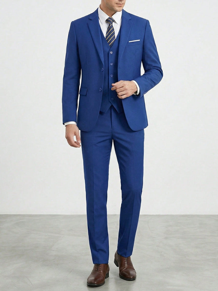 Costum SHEIN, albastru