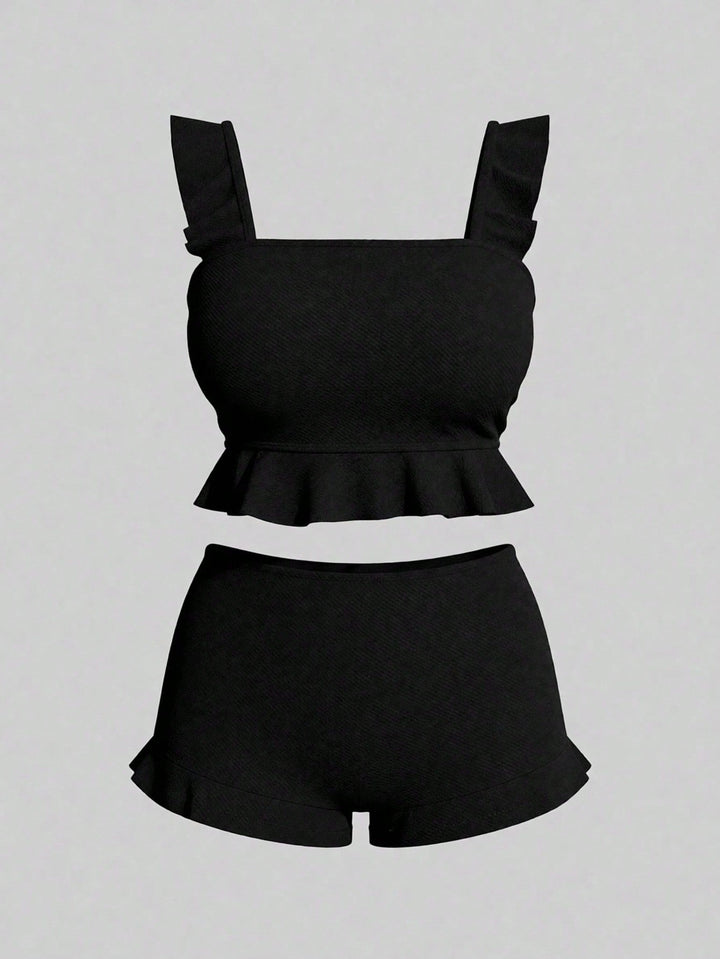 Set bikini de baie SHEIN, negru
