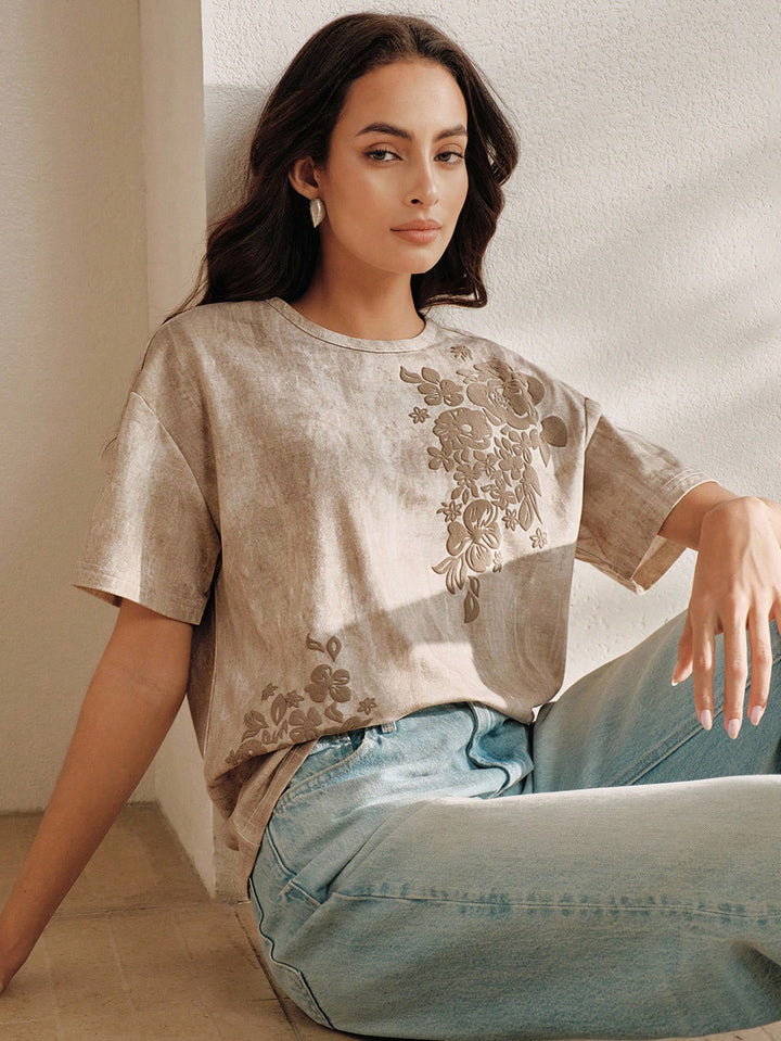 Tricou SHEIN, bej
