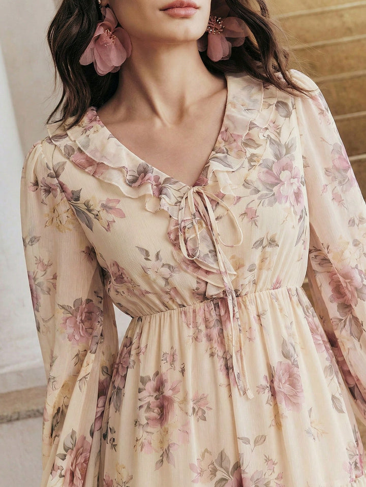 Rochie maxi SHEIN, portocaliu