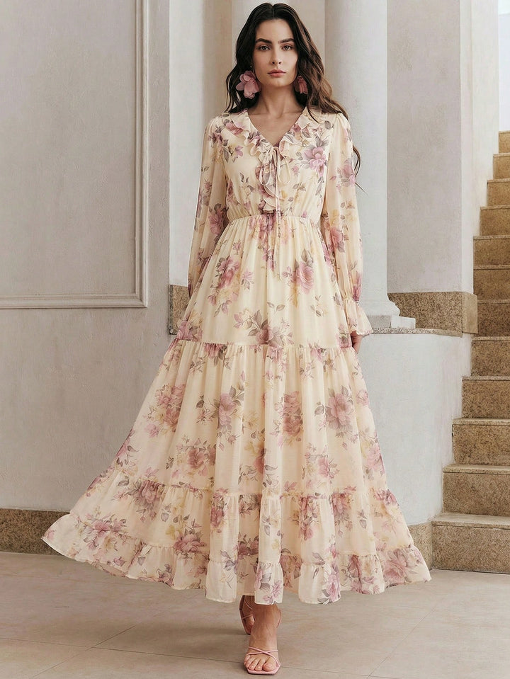 Rochie maxi SHEIN, portocaliu
