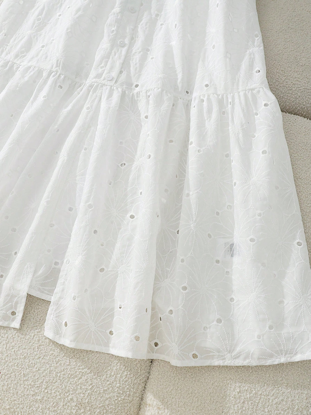 Rochie midi SHEIN, alb
