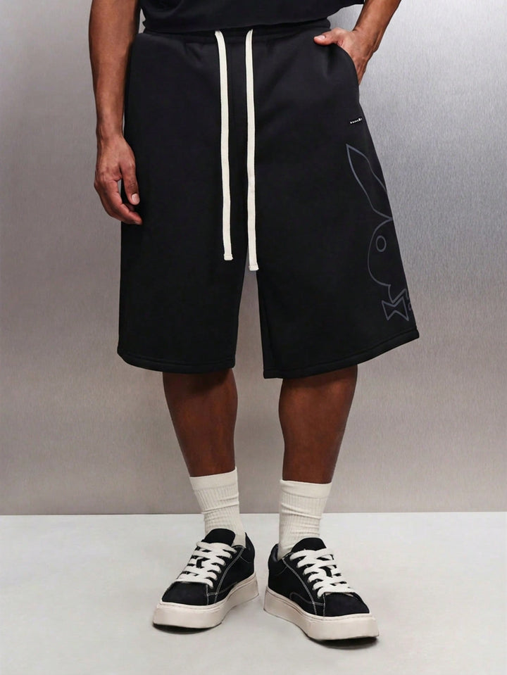 Pantaloni scurți SHEIN, negru