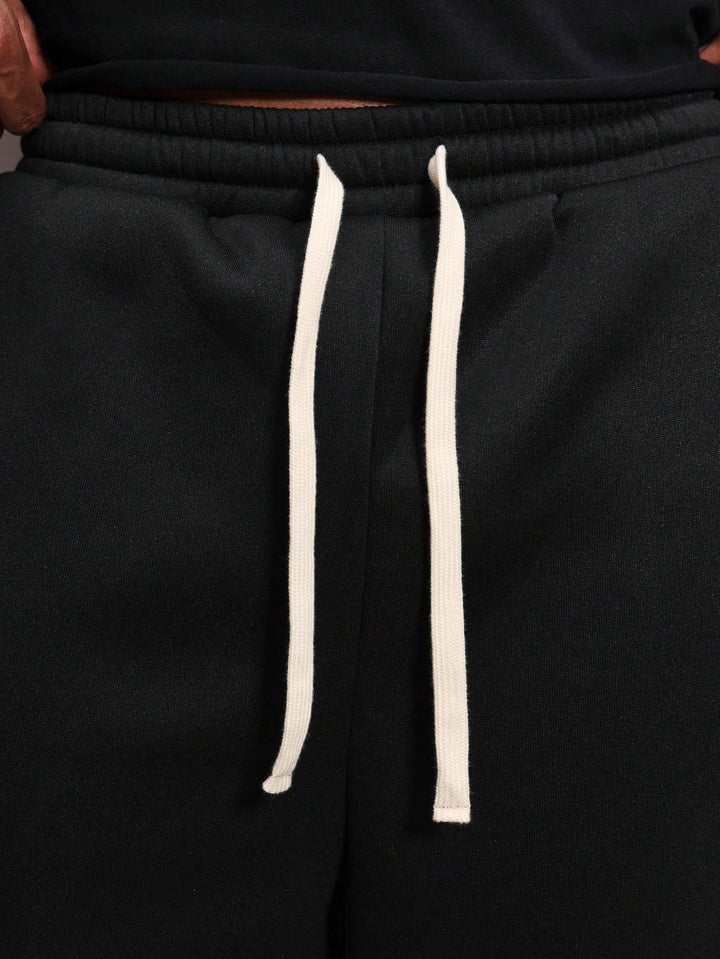 Pantaloni scurți SHEIN, negru