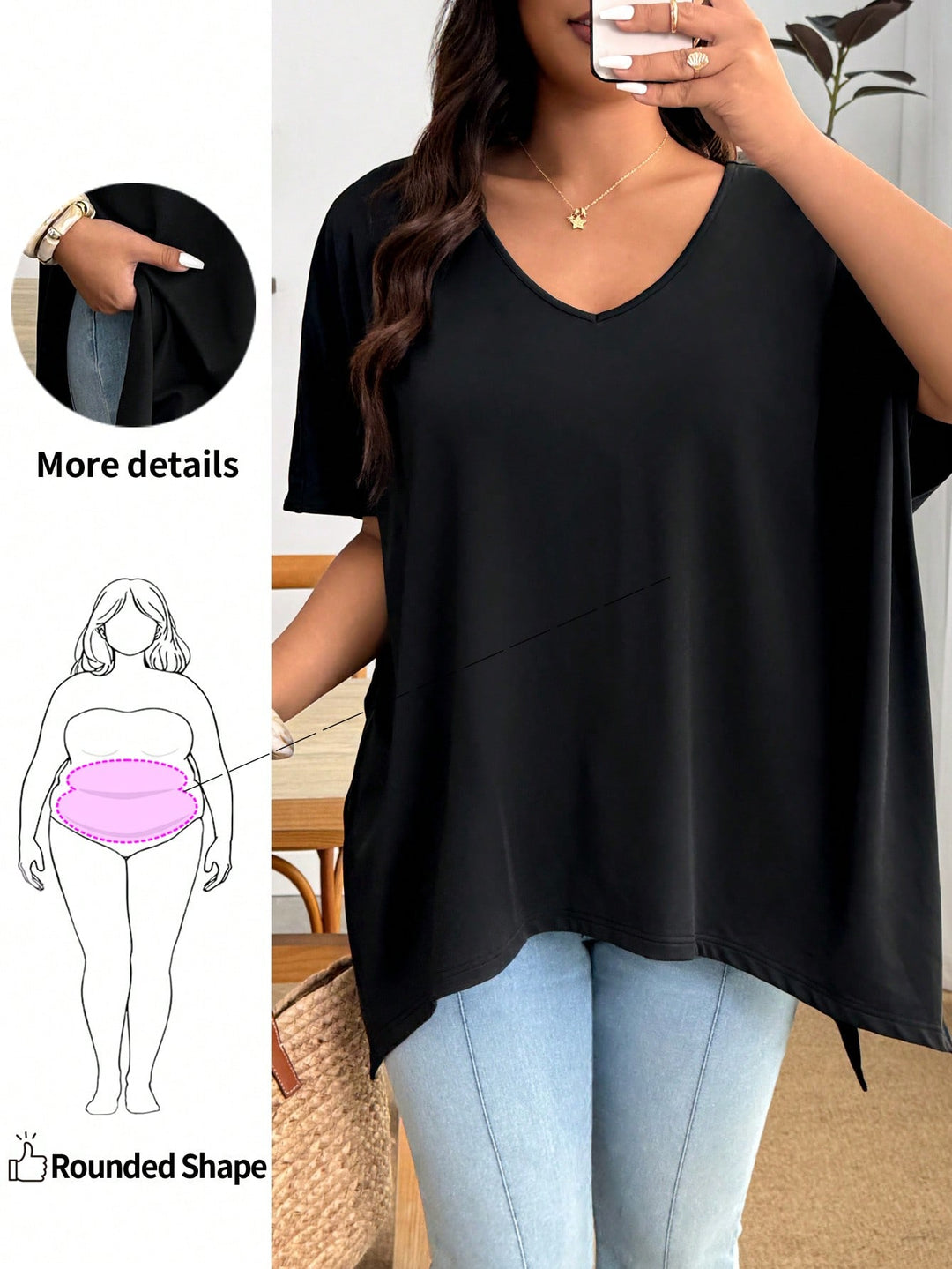 Tricou SHEIN, negru