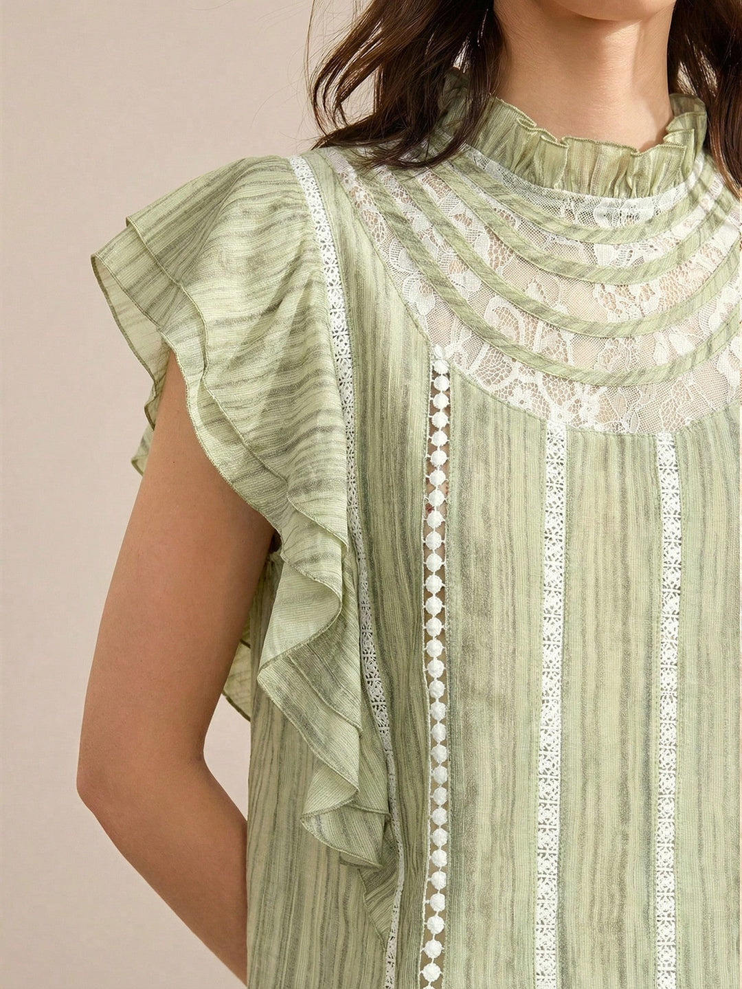Top SHEIN, verde