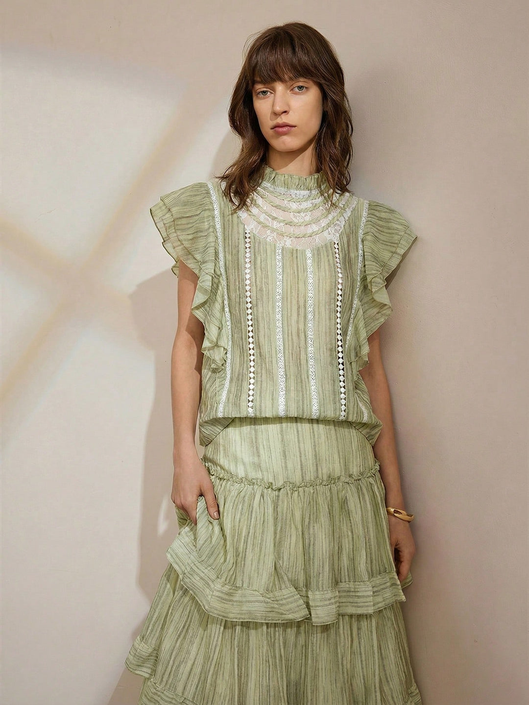 Top SHEIN, verde