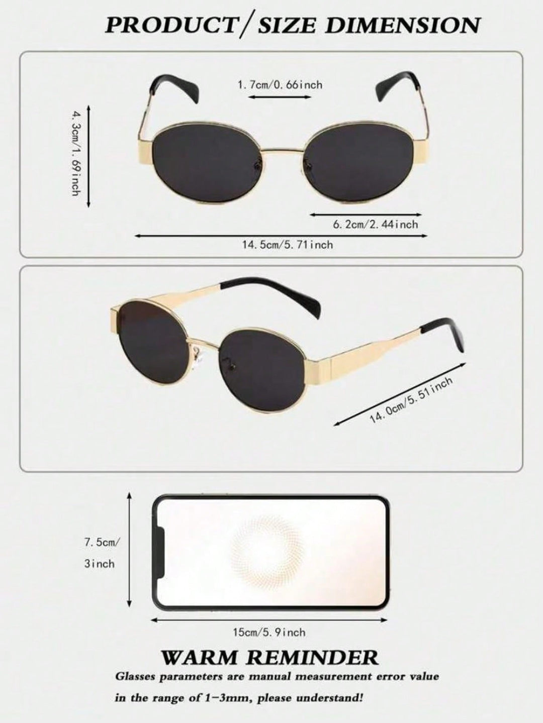 Set ochelari SHEIN, mix culori