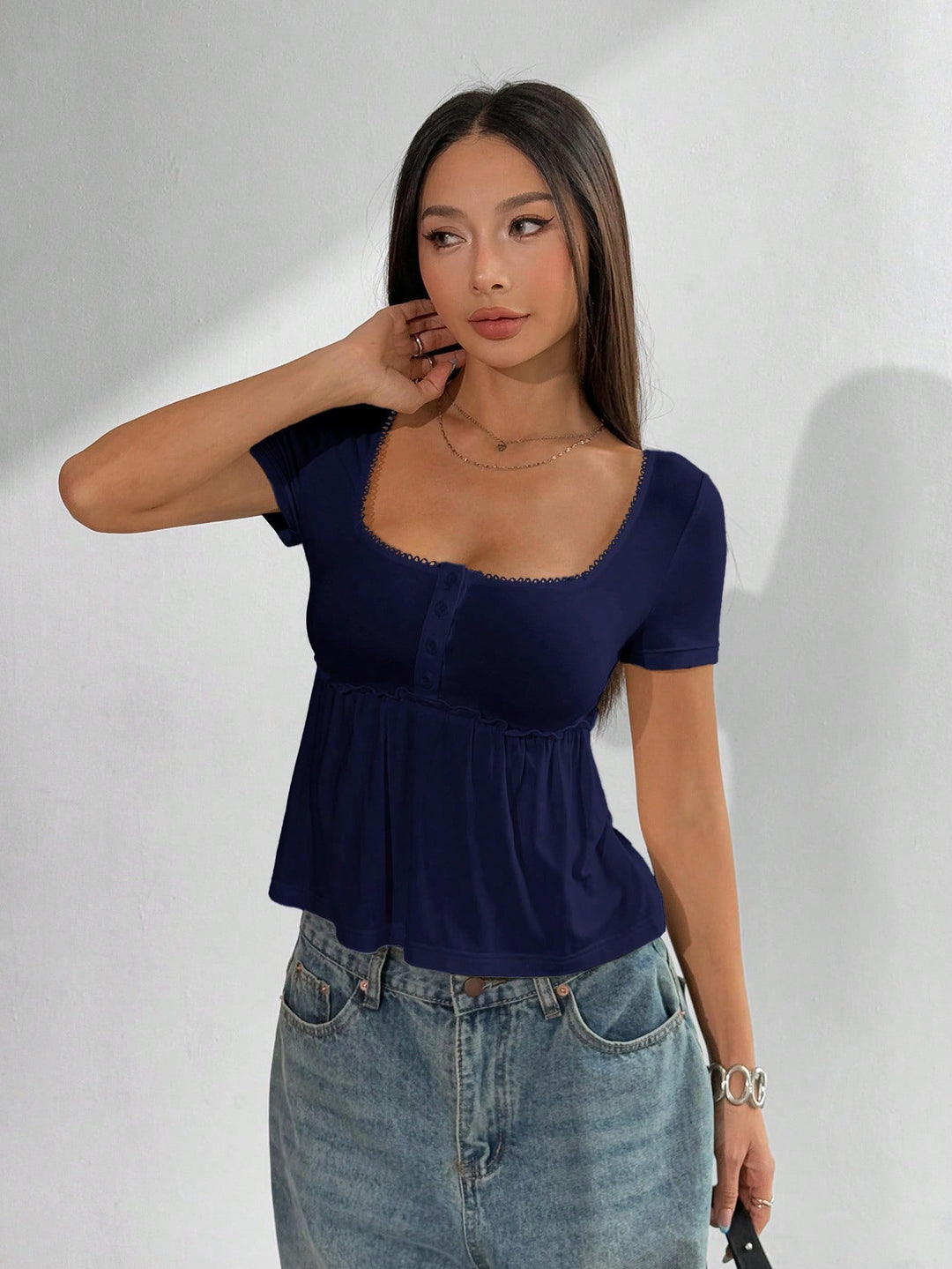 Tricou SHEIN, albastru