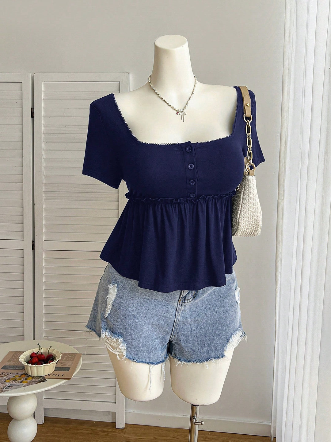 Tricou SHEIN, albastru