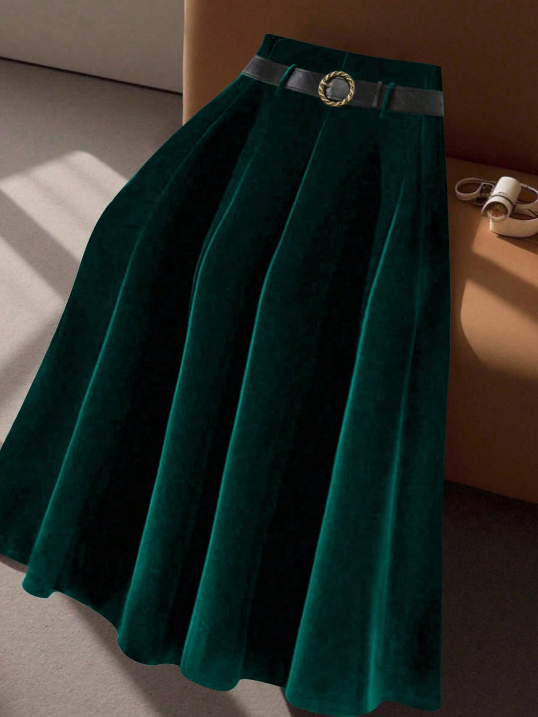 Fustă maxi SHEIN, verde