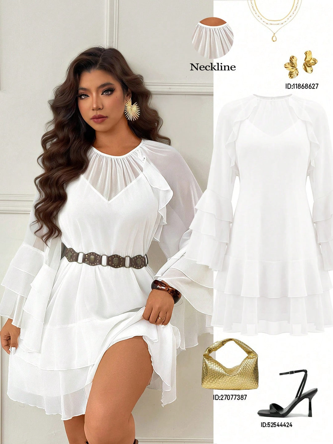 Rochie SHEIN, alb