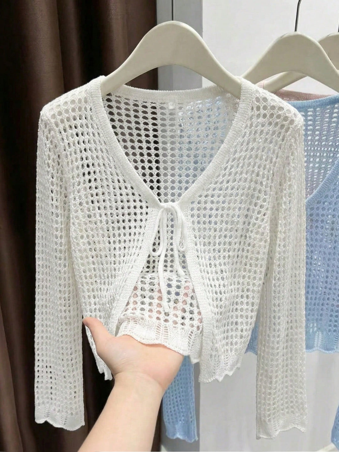 Cardigan SHEIN, alb