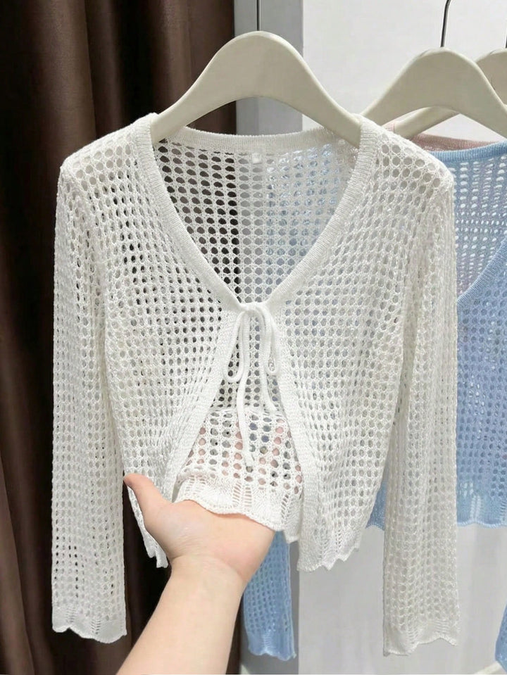 Cardigan SHEIN, alb