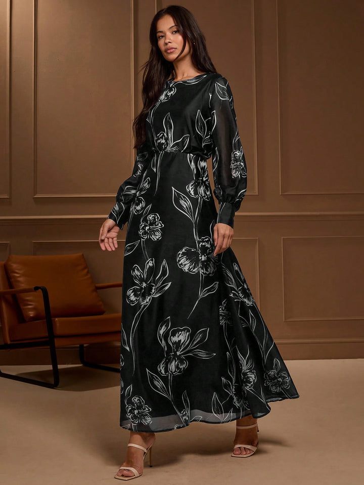 Rochie maxi SHEIN, negru