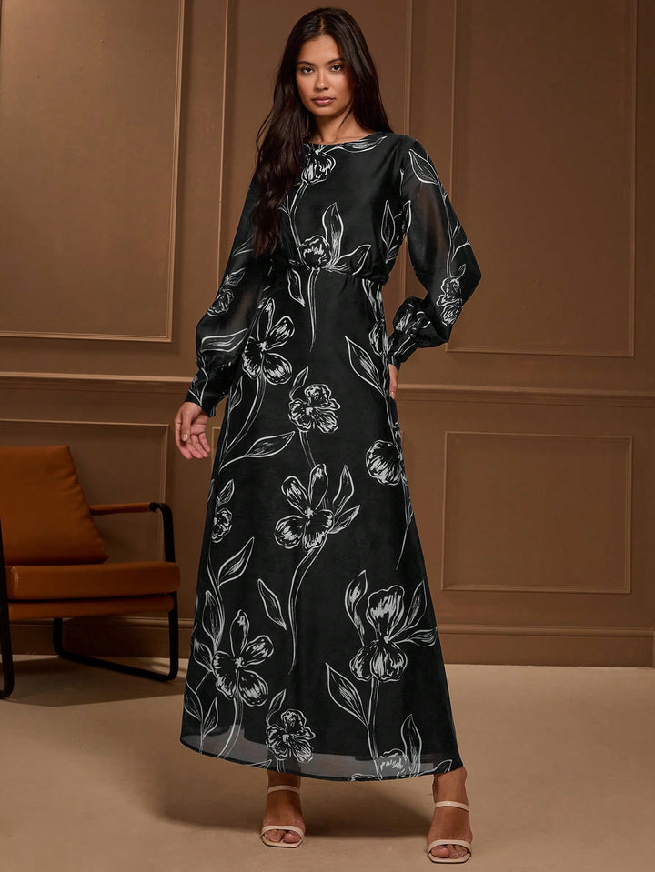Rochie maxi SHEIN, negru