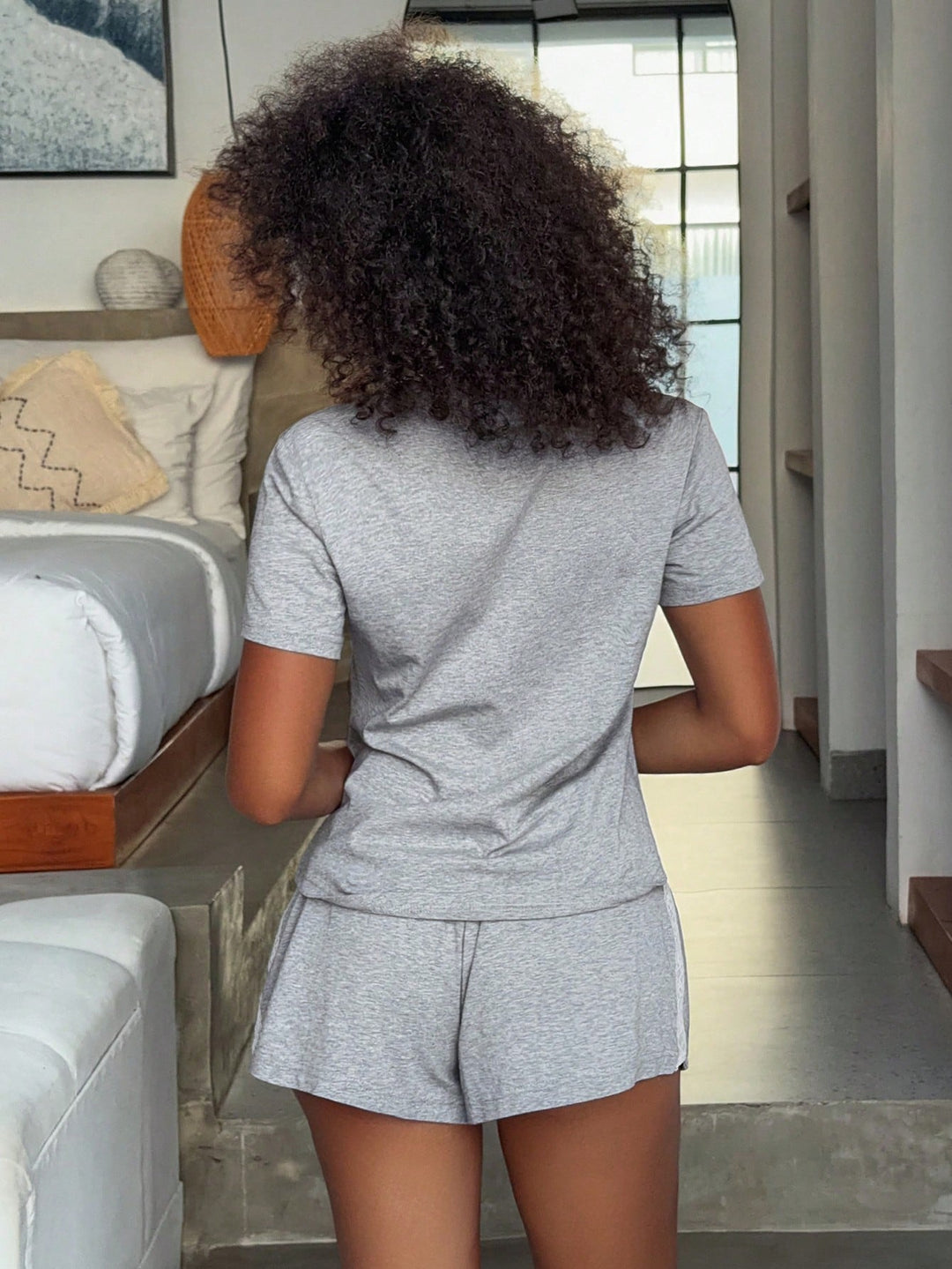 Set pijamale SHEIN, gri