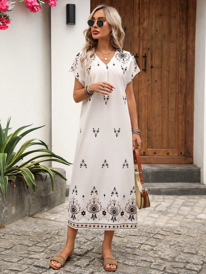 Rochie maxi SHEIN, mix culori