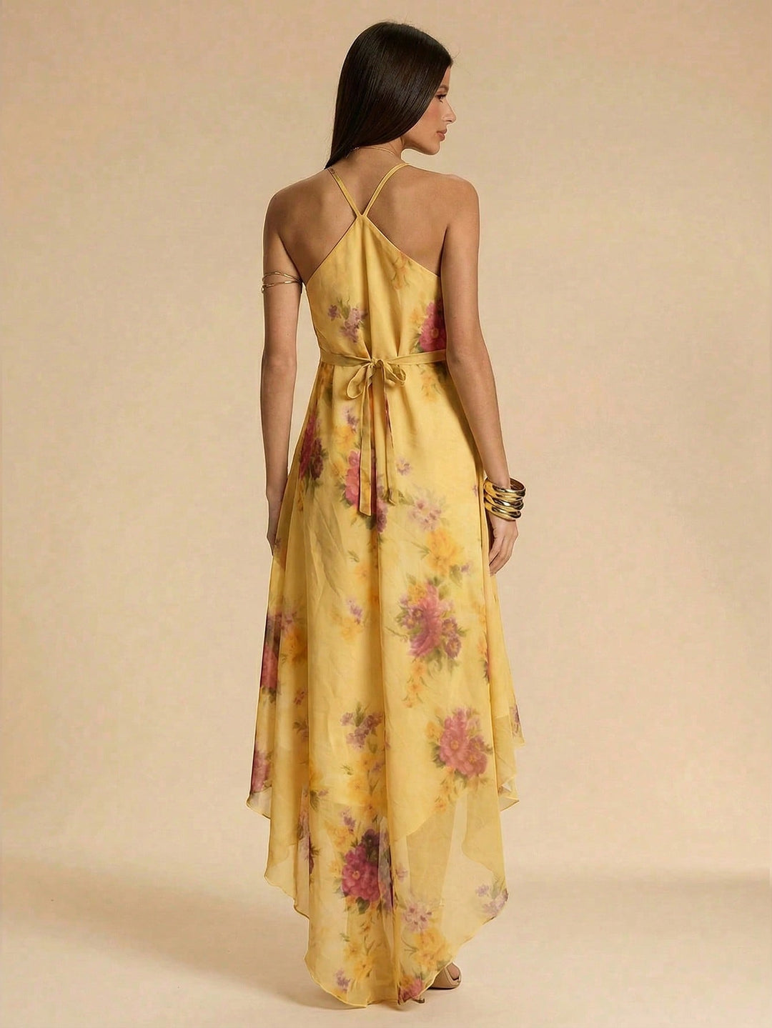 Rochie maxi SHEIN, galben