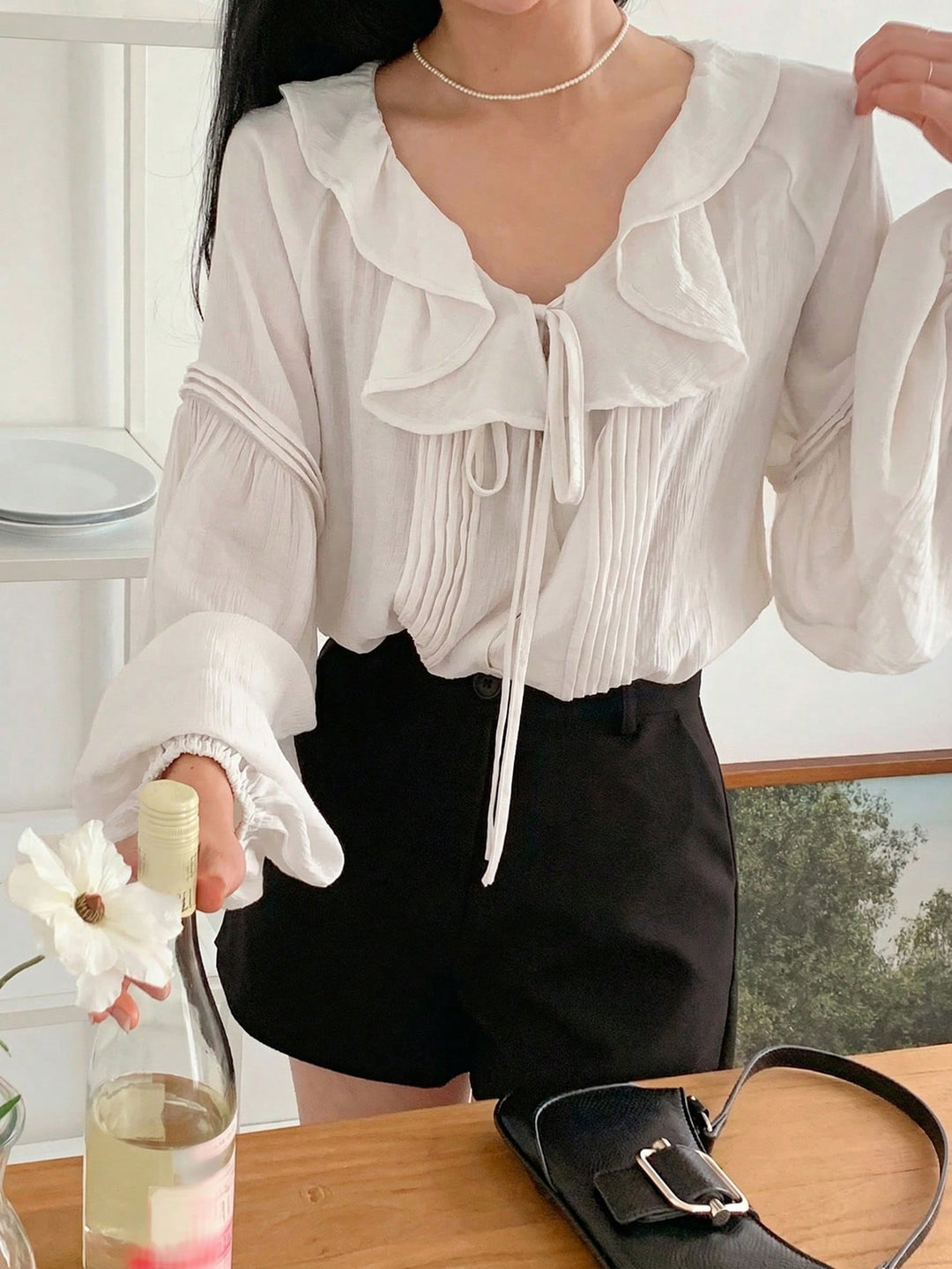 Bluza SHEIN, alb