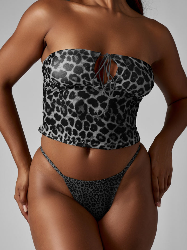 Slip tanga SHEIN, negru