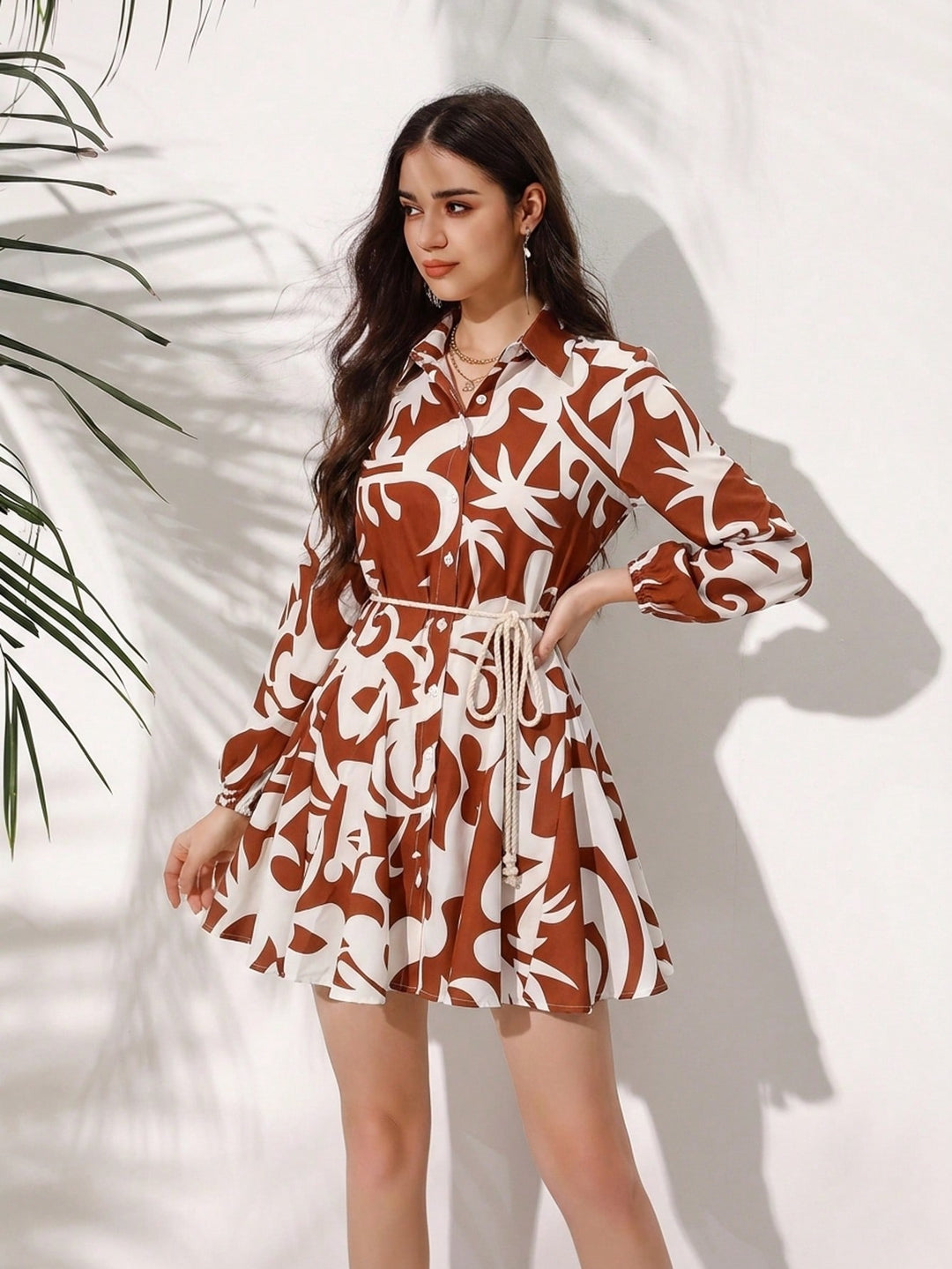 Rochie midi SHEIN, mix culori
