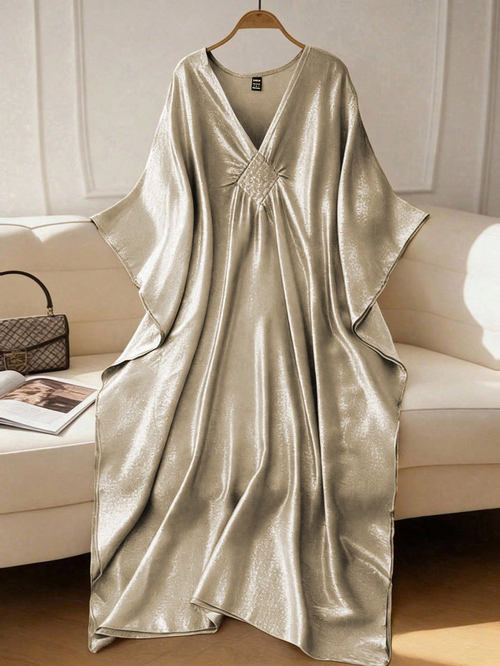 Rochie maxi SHEIN, bej