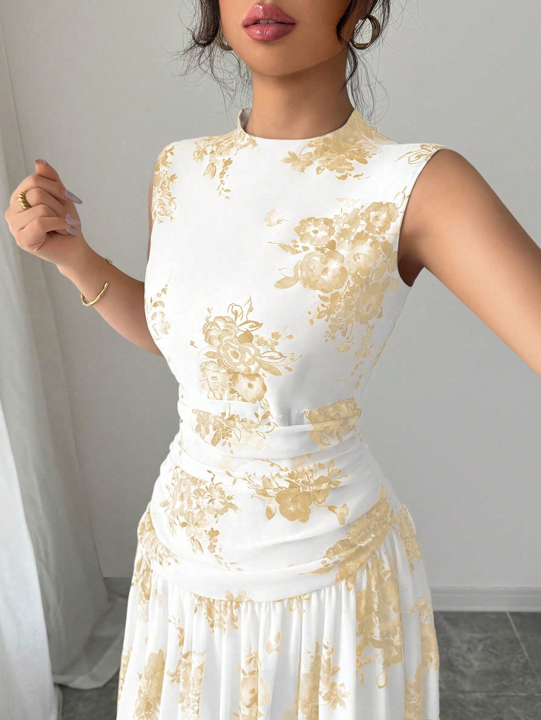 Rochie maxi SHEIN, galben