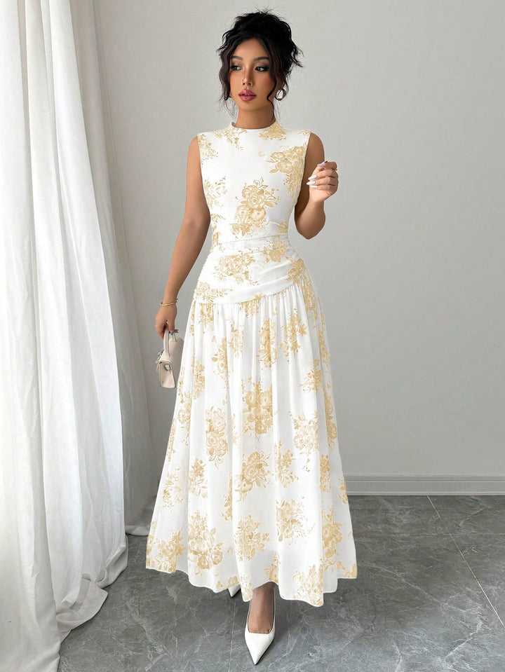 Rochie maxi SHEIN, galben