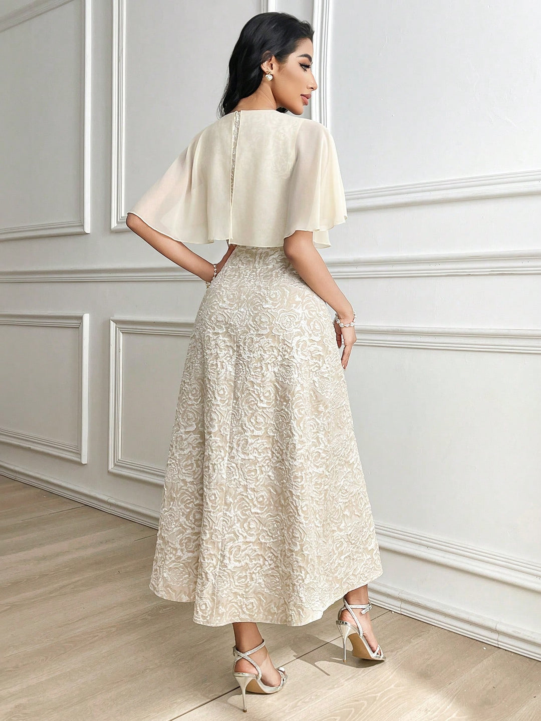 Rochie midi SHEIN, portocaliu