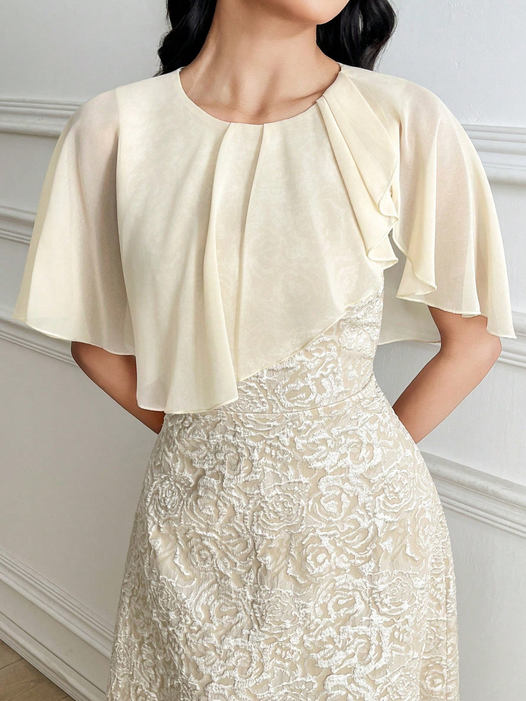 Rochie midi SHEIN, portocaliu