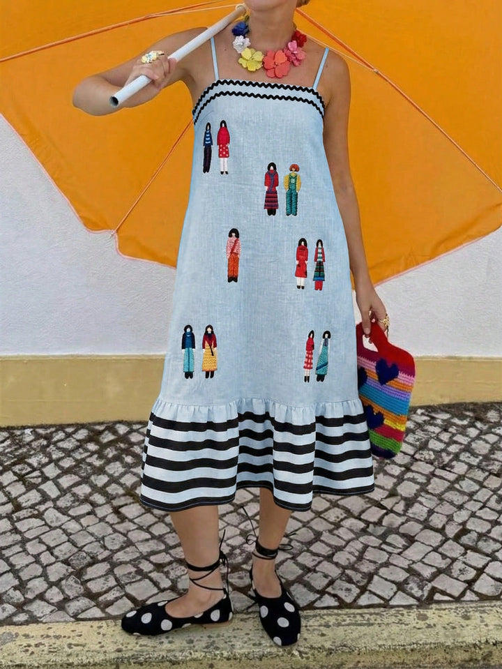 Rochie midi SHEIN, albastru