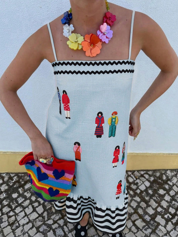 Rochie midi SHEIN, albastru