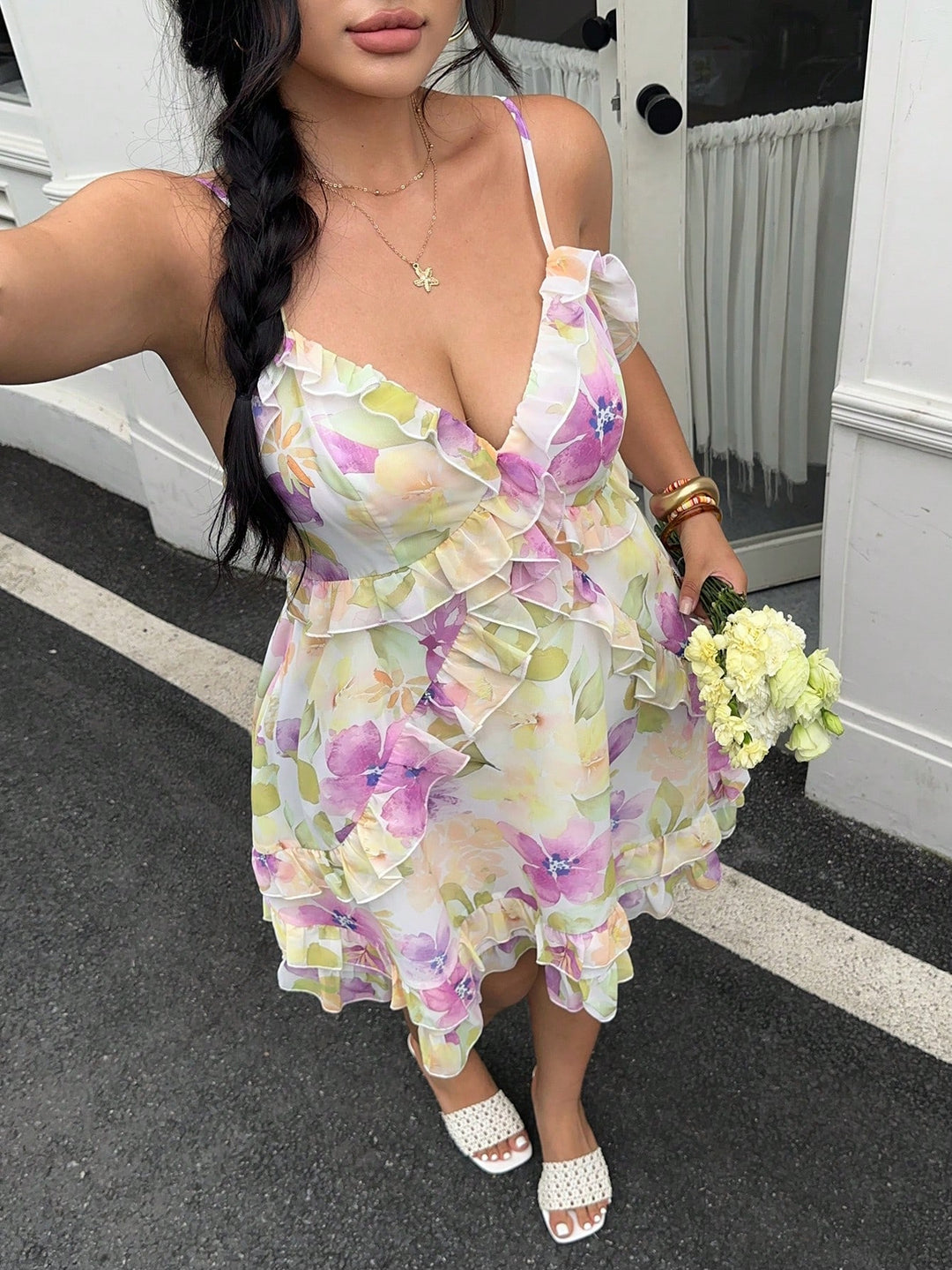 Rochie SHEIN, mix culori