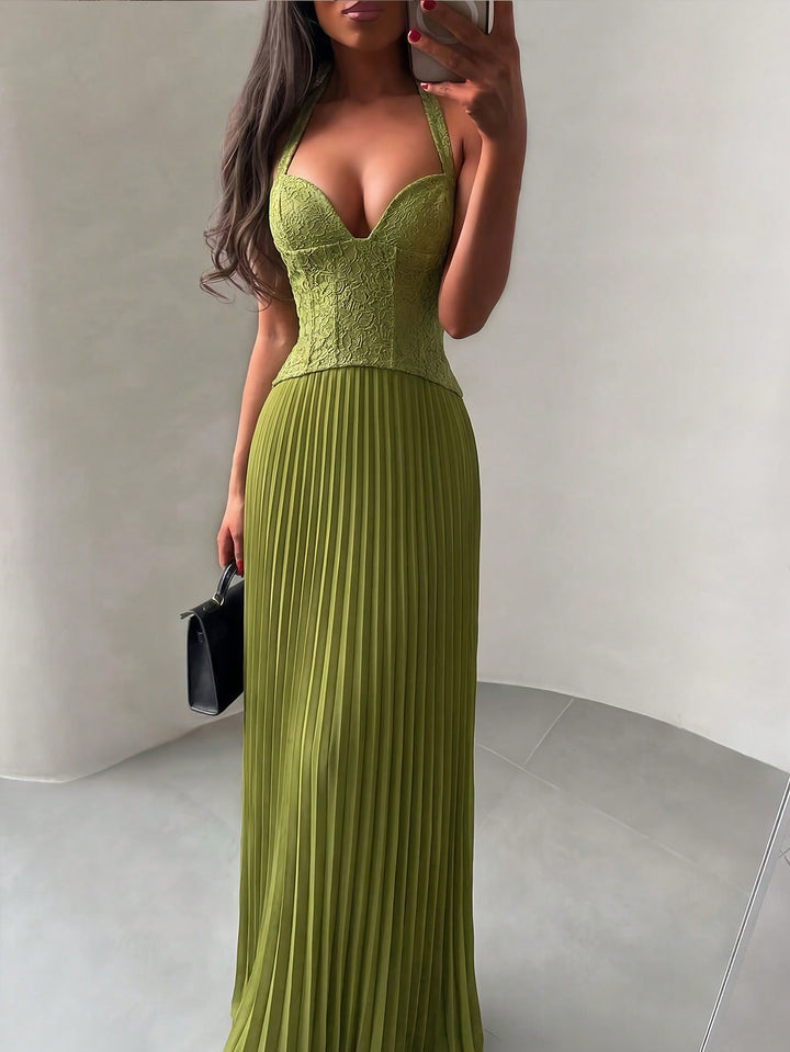 SHEIN maxi ruha, zöld
